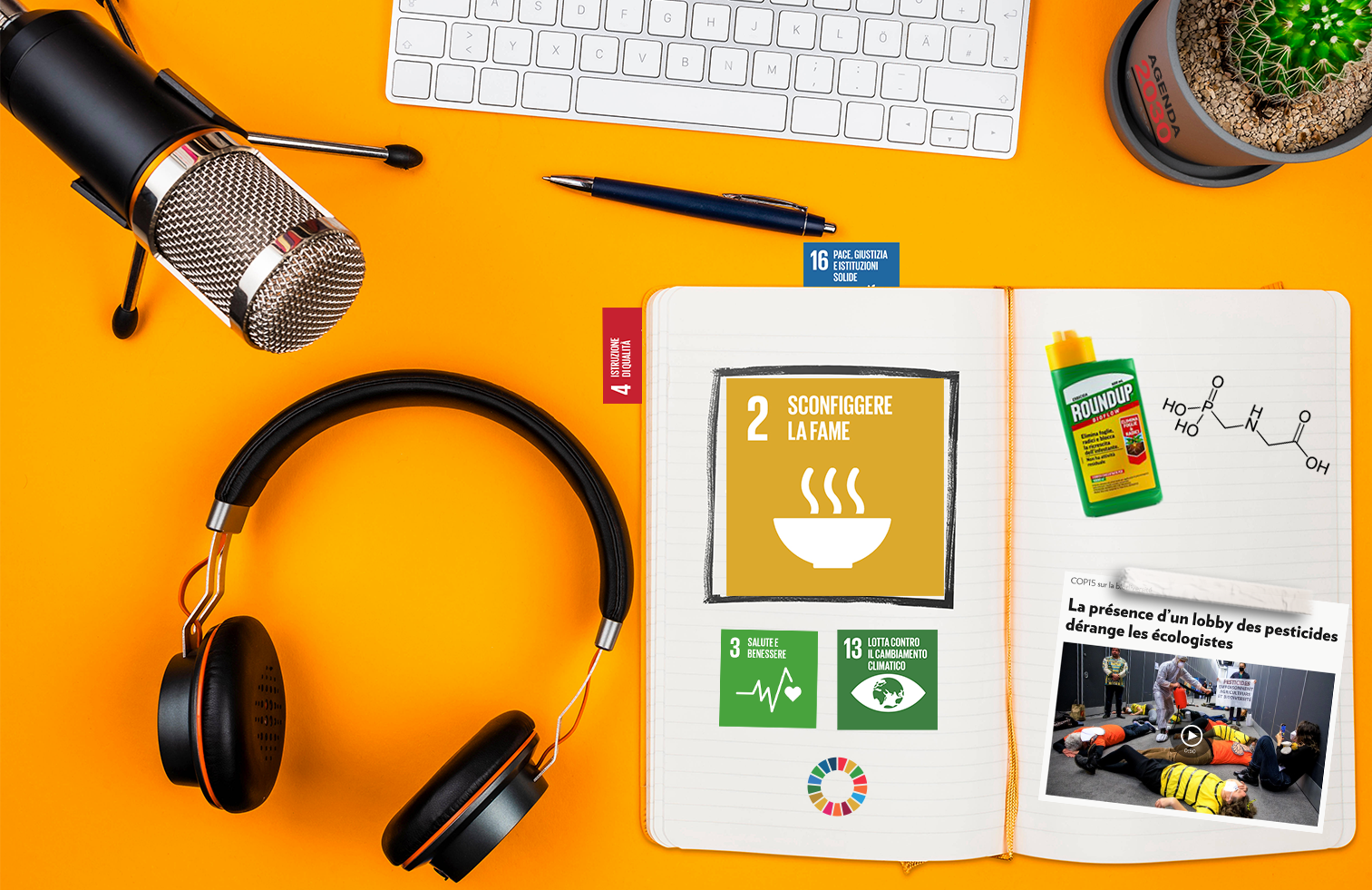 Voci in Agenda: storia del glifosato e impatto ambientale dei pesticidi - 